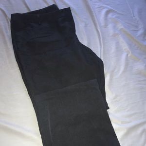 Torrid Black Dress Pants, slightly flared bottom
